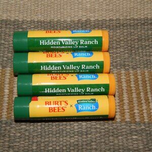 4 Burt's Burts Bees Hidden Valley Ranch Lip Balms .15oz